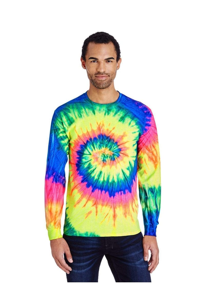 Tie-Dye T-Shirts Tie-Dye CD2000: Adult 5.4 oz. 100% Cotton Long-Sleeve T-Shirt