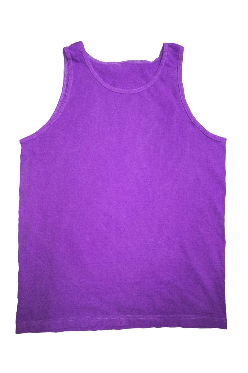 Tie-Dye Tank Tops S / Neon Purple Tie-Dye CD3500: Adult 5.4 oz. 100% Cotton Tank Top