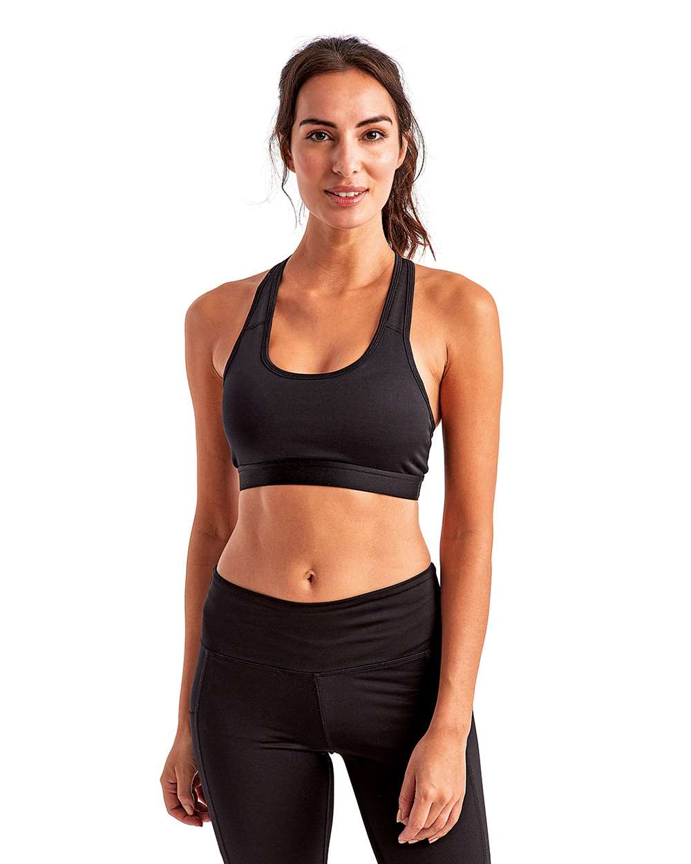TriDri Accessories XS / Black TriDri TD920 Women's Medium Impact Sports Bra