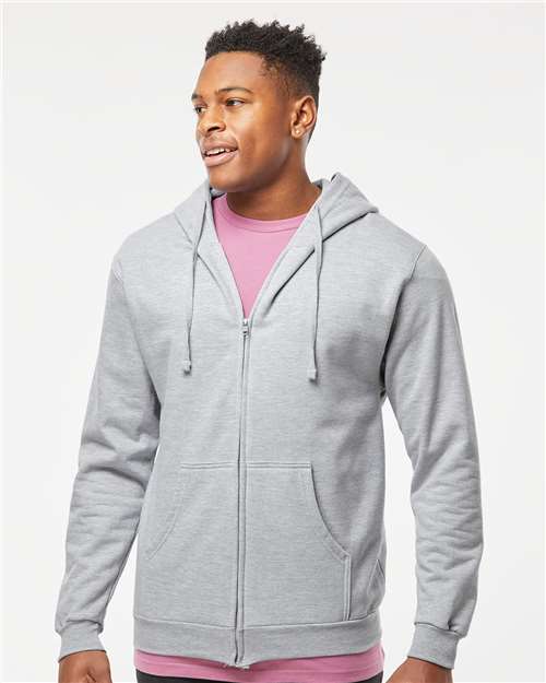 Tultex 331 Unisex Full-Zip Hooded Sweatshirt in 