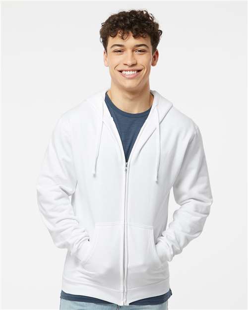 Tultex 331 Unisex Full-Zip Hooded Sweatshirt in 