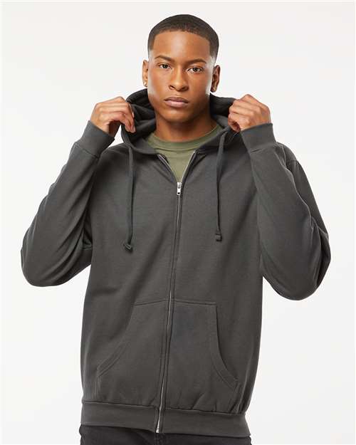 Tultex 331 Unisex Full-Zip Hooded Sweatshirt in 