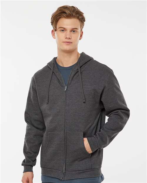 Tultex 331 Unisex Full-Zip Hooded Sweatshirt in 