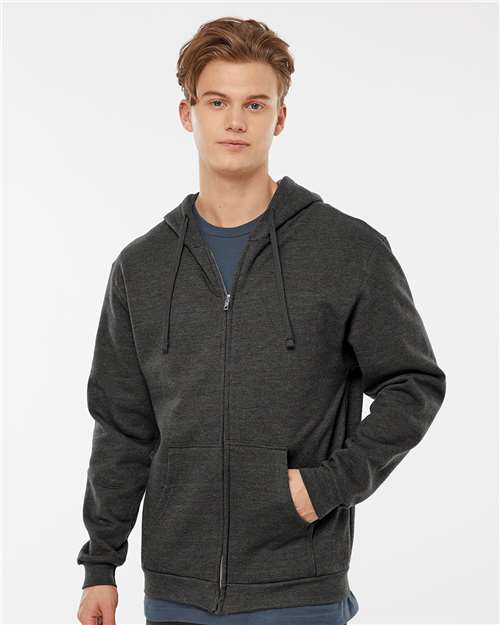 Tultex 331 Unisex Full-Zip Hooded Sweatshirt in 