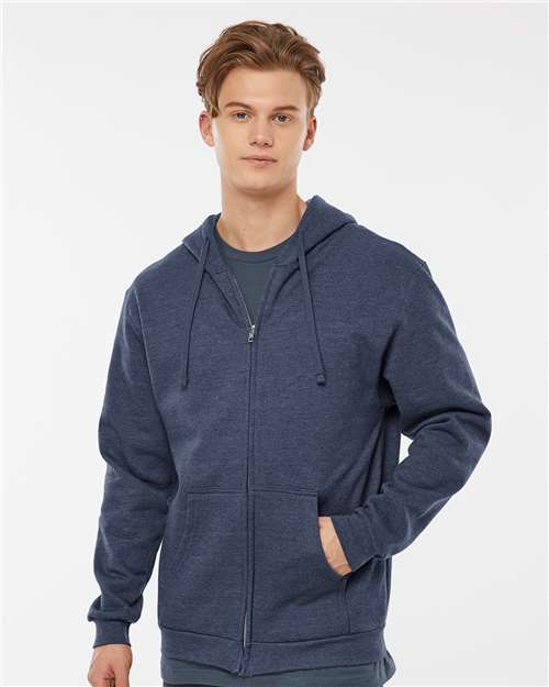 Tultex 331 Unisex Full-Zip Hooded Sweatshirt in 