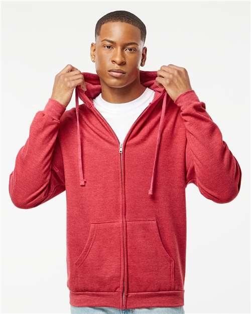 Tultex 331 Unisex Full-Zip Hooded Sweatshirt in 