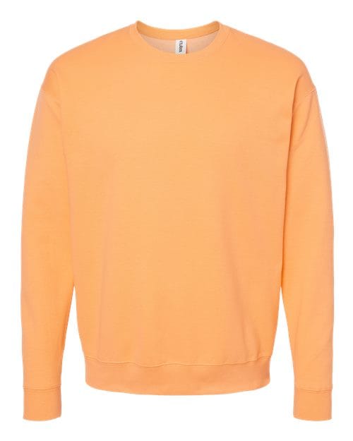 Tultex 340 Unisex Fleece Crewneck Sweatshirt in Cantaloupe