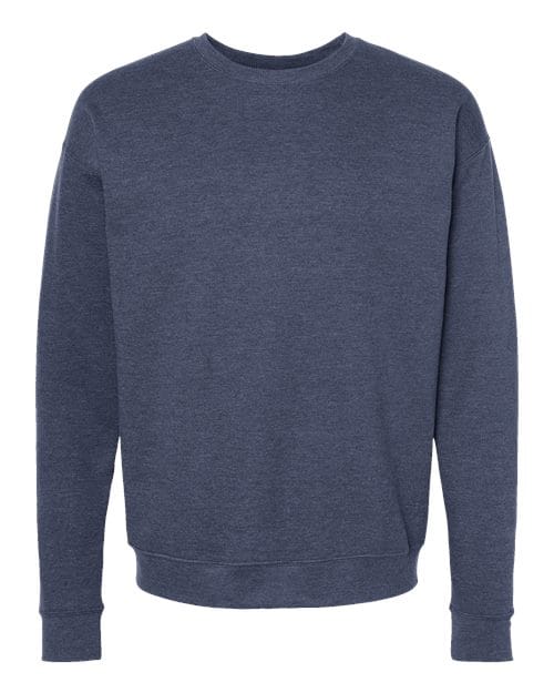 Tultex 340 Unisex Fleece Crewneck Sweatshirt in Heather Denim