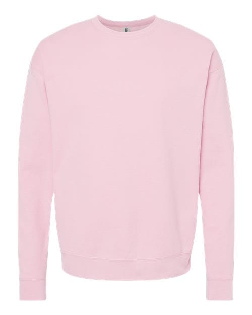 Tultex 340 Unisex Fleece Crewneck Sweatshirt in Light Pink