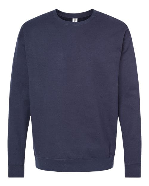 Tultex 340 Unisex Fleece Crewneck Sweatshirt in Navy
