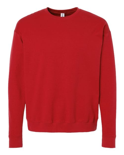 Tultex 340 Unisex Fleece Crewneck Sweatshirt in Red