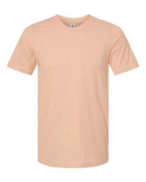 Tultex 502 Men's Premium Cotton T-Shirt in Peach