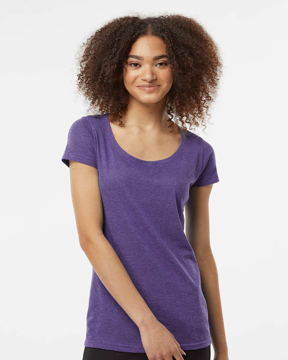 Tultex 10676 Tultex 243 Women's Poly-Rich Scoop Neck T-Shirt