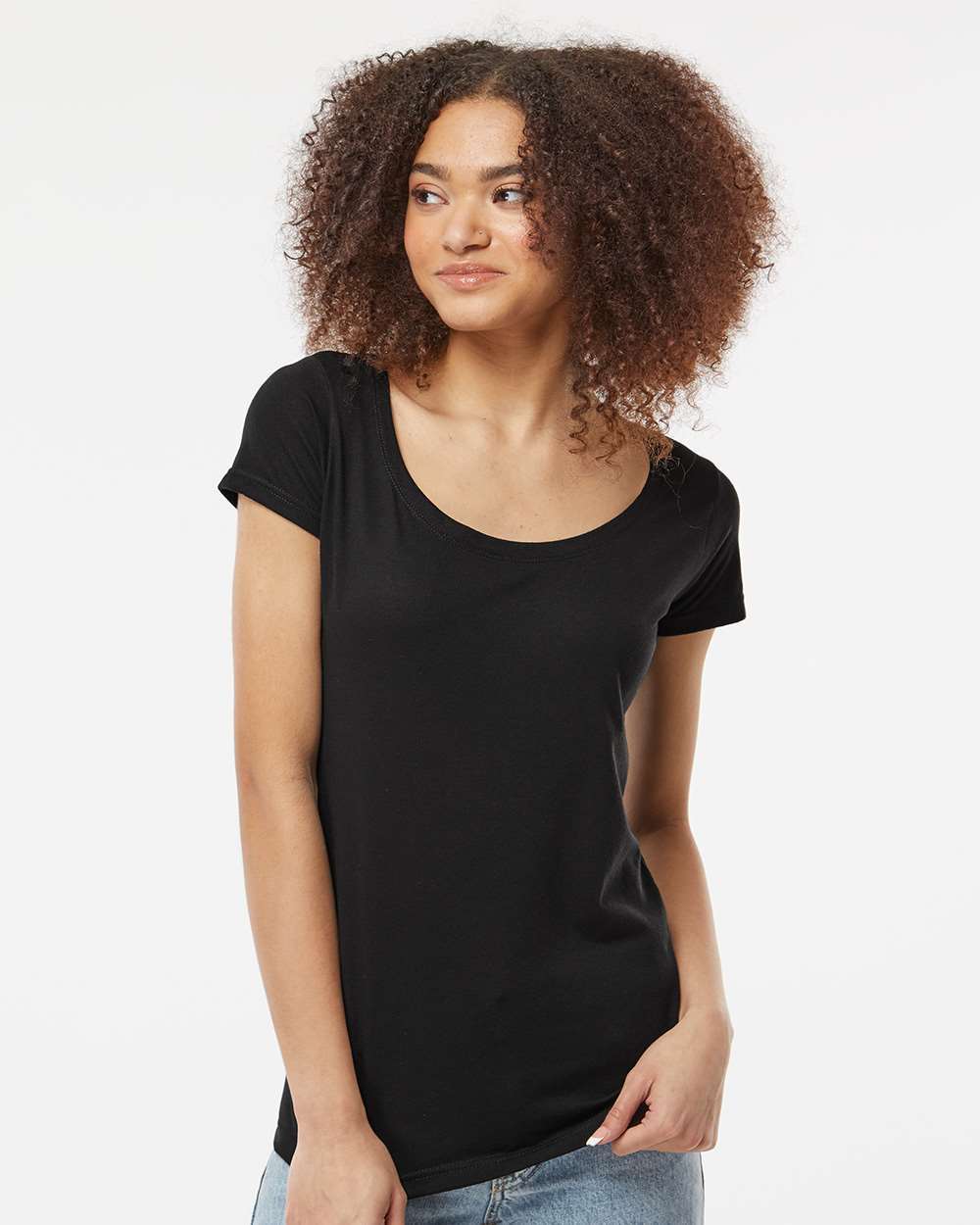 Tultex 10676 Tultex 243 Women's Poly-Rich Scoop Neck T-Shirt