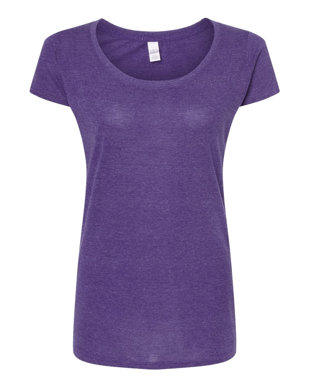 Tultex 10676 XS / Heather Purple Tultex 243 Women's Poly-Rich Scoop Neck T-Shirt