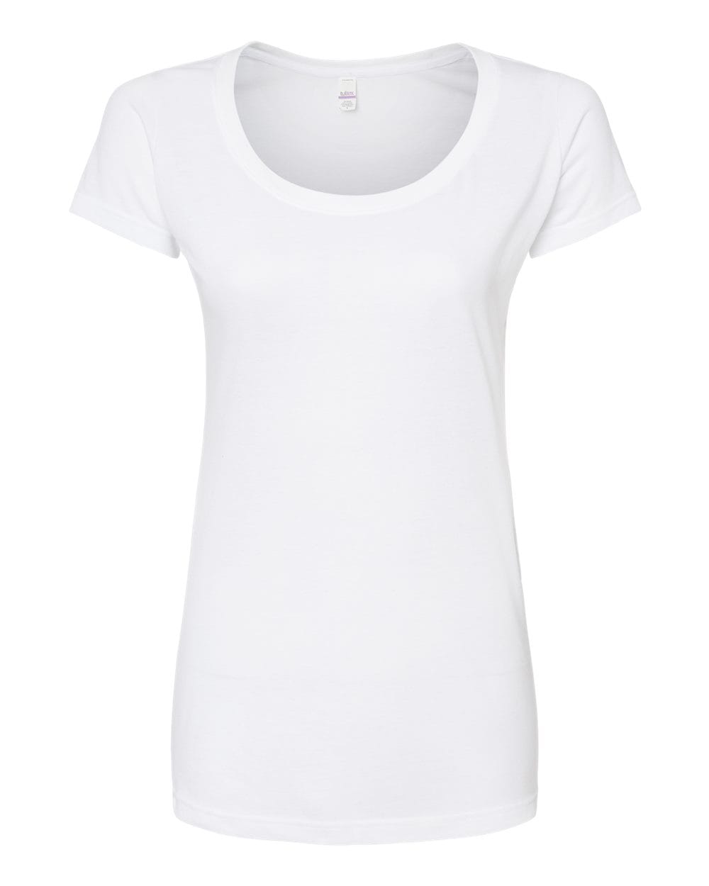 Tultex 10676 XS / White Tultex 243 Women's Poly-Rich Scoop Neck T-Shirt
