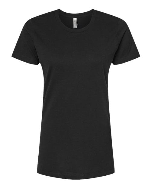 Tultex 10677 XS / Black Tultex 516: Women's Premium Cotton T-Shirt