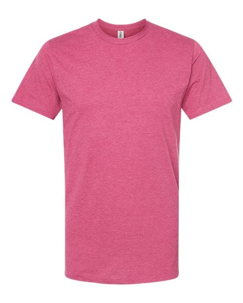 Tultex 541 Men's Premium Cotton Blend T-Shirt in Cactus Flower Heather