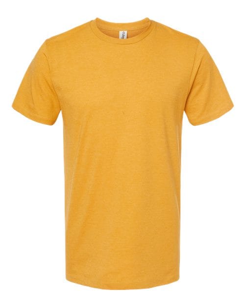 Tultex 541 Men's Premium Cotton Blend T-Shirt in Antique Gold Heather