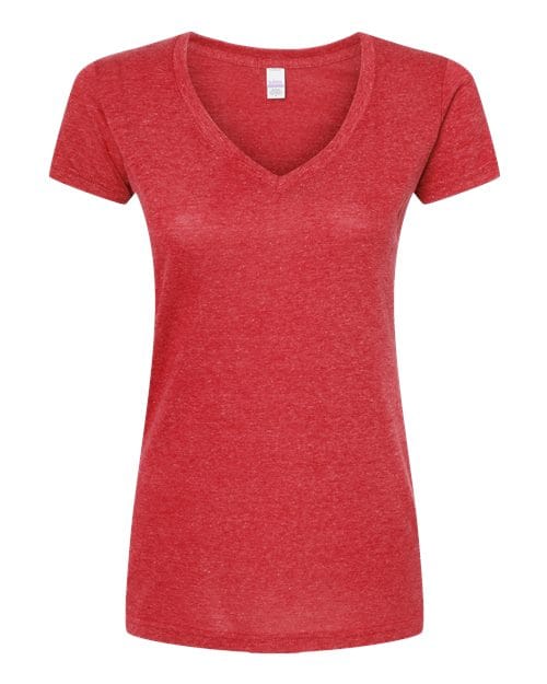 Tultex 10679 Tultex 244: Women's Poly-Rich V-Neck T-Shirt