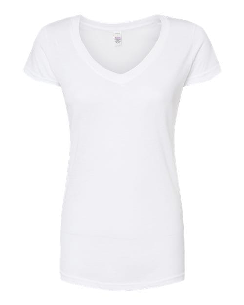 Tultex 10679 Tultex 244: Women's Poly-Rich V-Neck T-Shirt