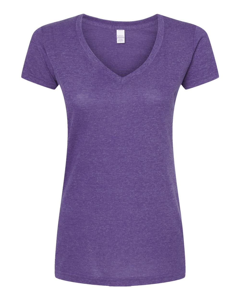 Tultex 10679 XS / Heather Purple Tultex 244 Women's Poly-Rich V-Neck T-Shirt