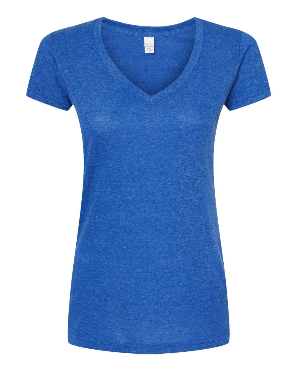 Tultex 10679 XS / Heather Royal Tultex 244 Women's Poly-Rich V-Neck T-Shirt