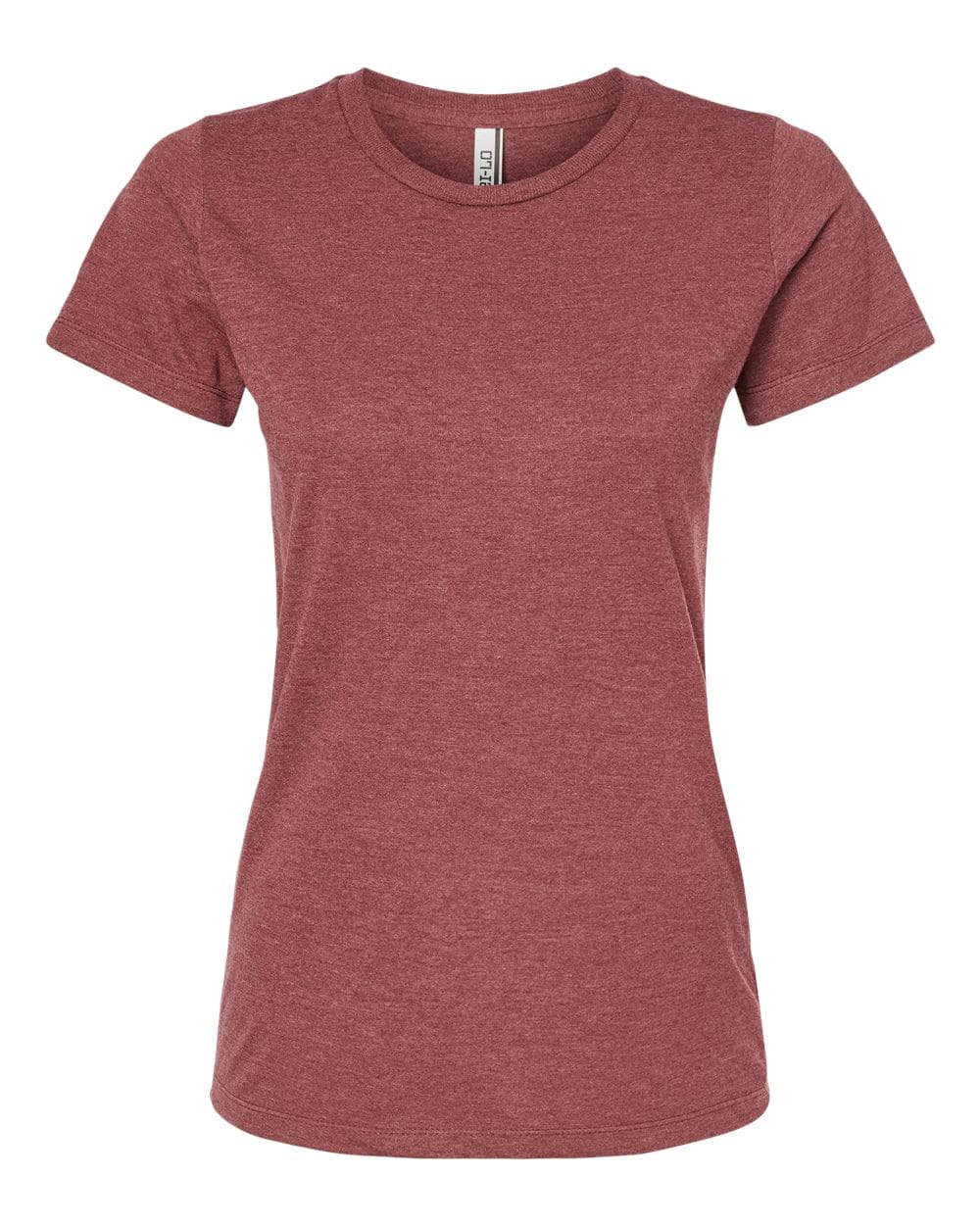 Tultex 10681 XS / Burgundy Heather Tultex 542 Women's Premium Cotton Blend T-Shirt