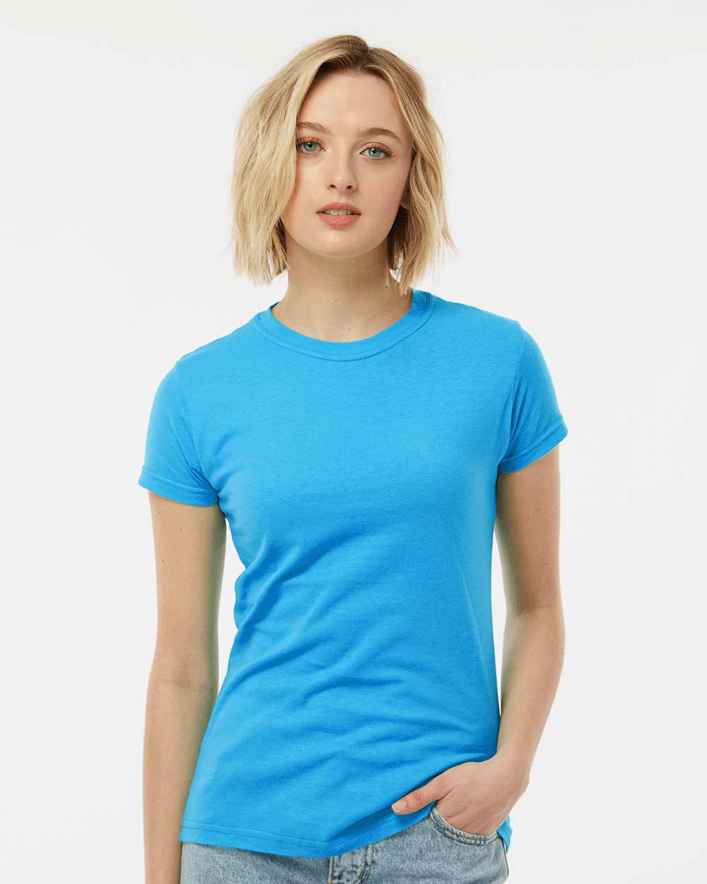 Tultex 10682 Tultex 213 Women's Fine Jersey Slim Fit T-Shirt