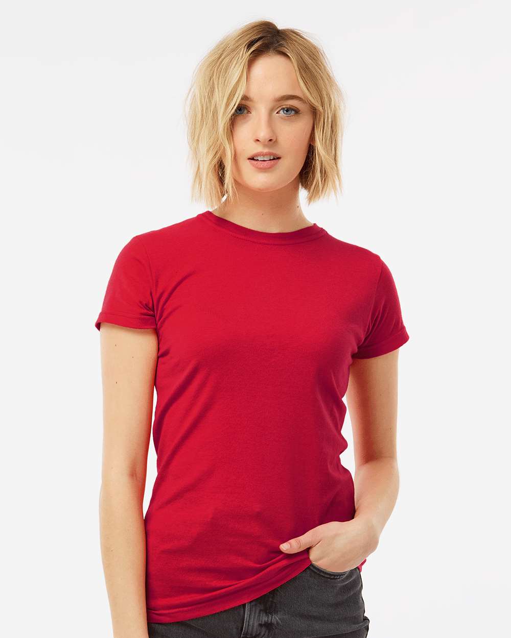 Tultex 10682 Tultex 213 Women's Fine Jersey Slim Fit T-Shirt