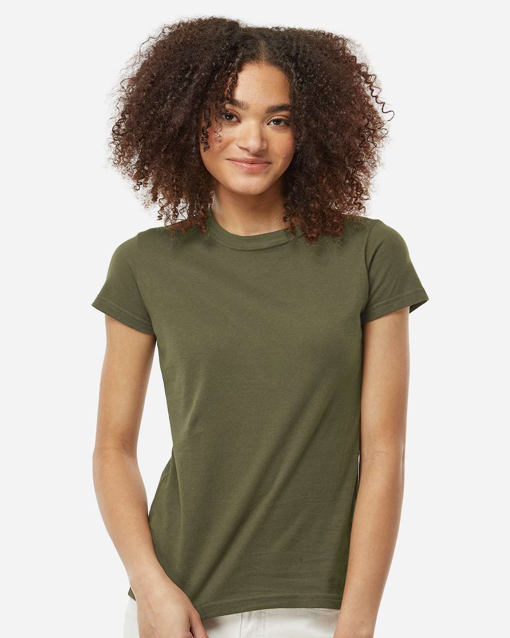 Tultex 10682 Tultex 213 Women's Fine Jersey Slim Fit T-Shirt