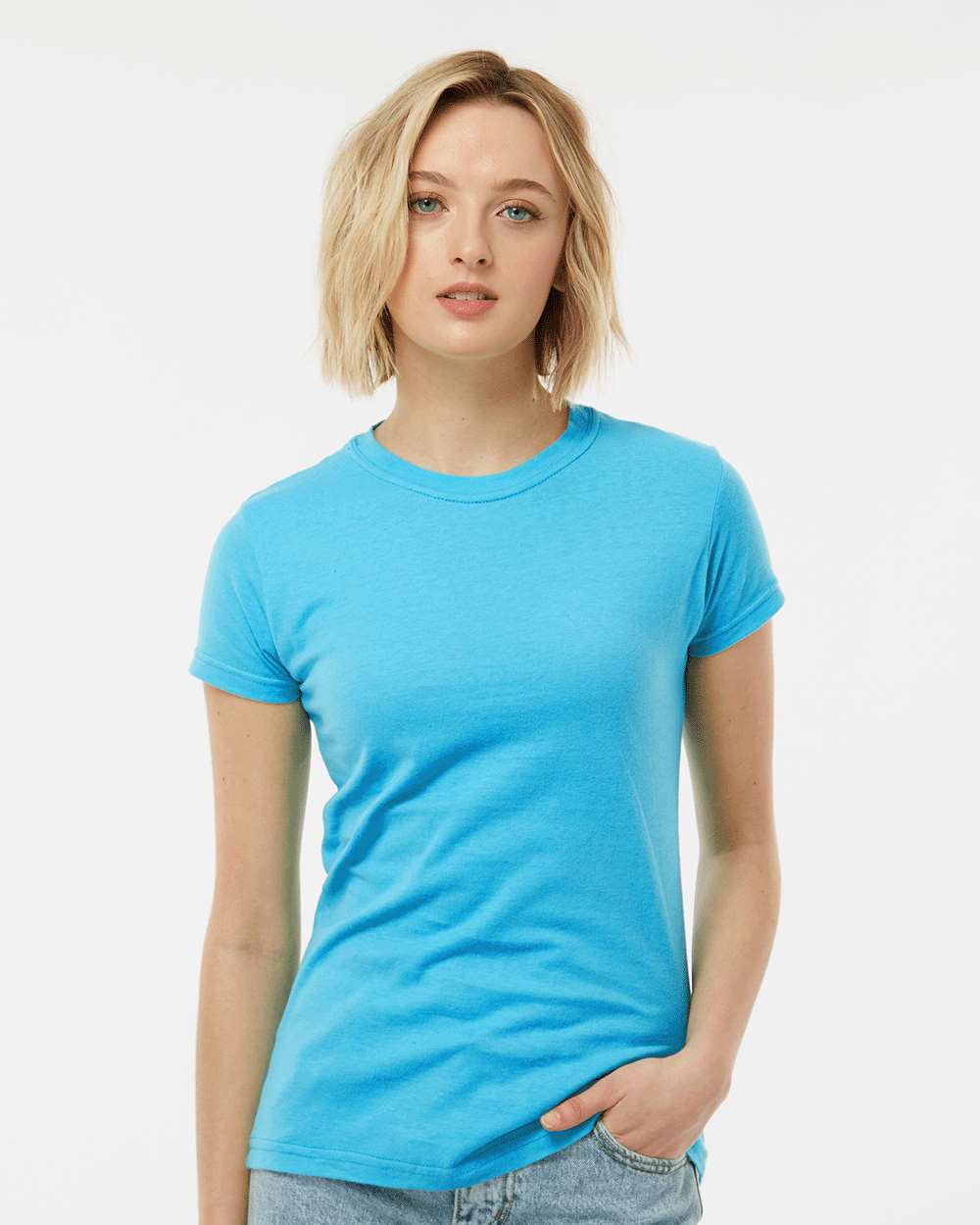 Tultex 10682 Tultex 213 Women's Fine Jersey Slim Fit T-Shirt