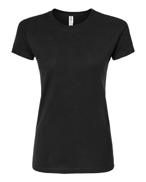 Tultex 10682 XS / Black 213-Women's Fine Jersey Slim Fit T-Shirt