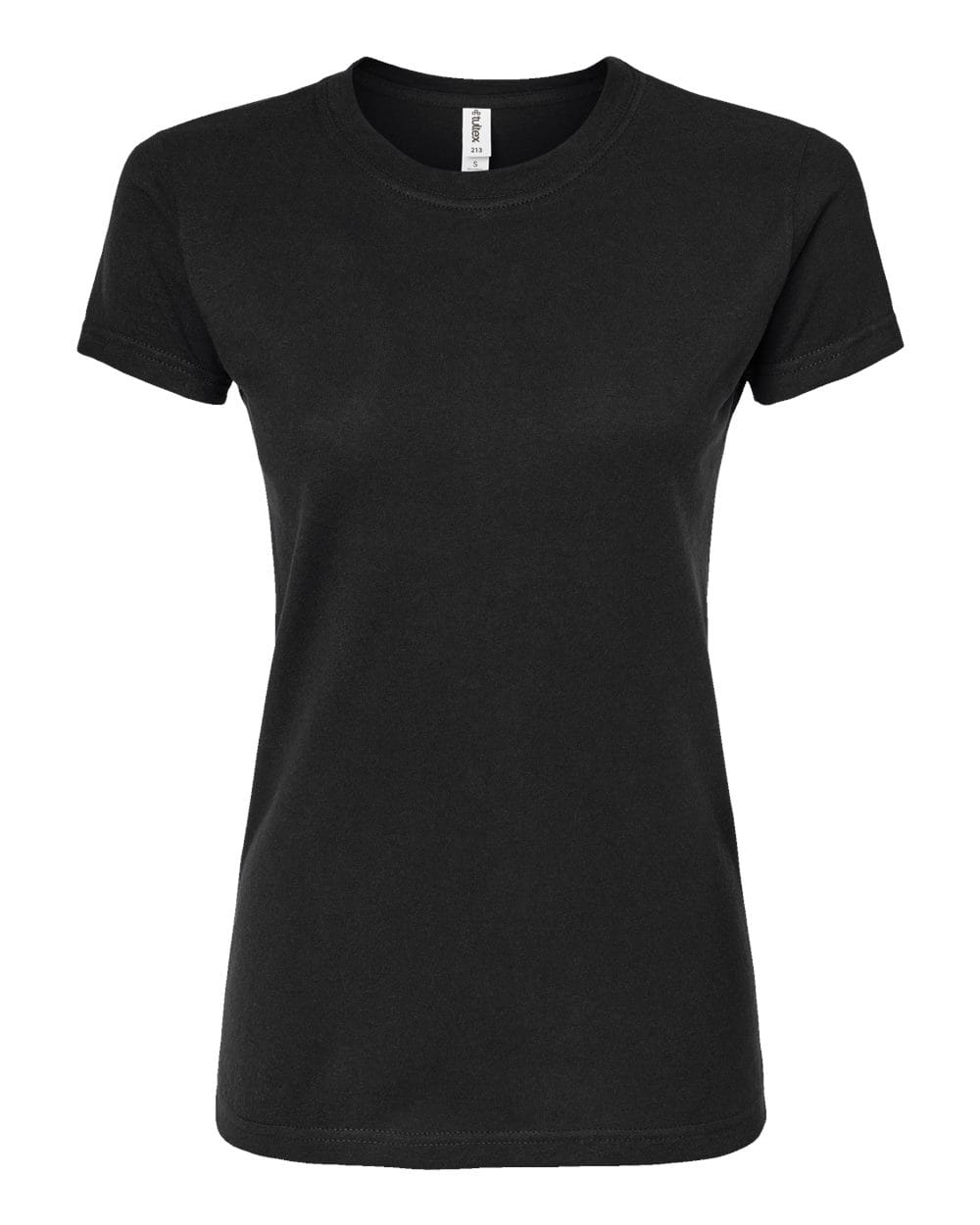 Tultex 10682 XS / Black Tultex 213 Women's Fine Jersey Slim Fit T-Shirt
