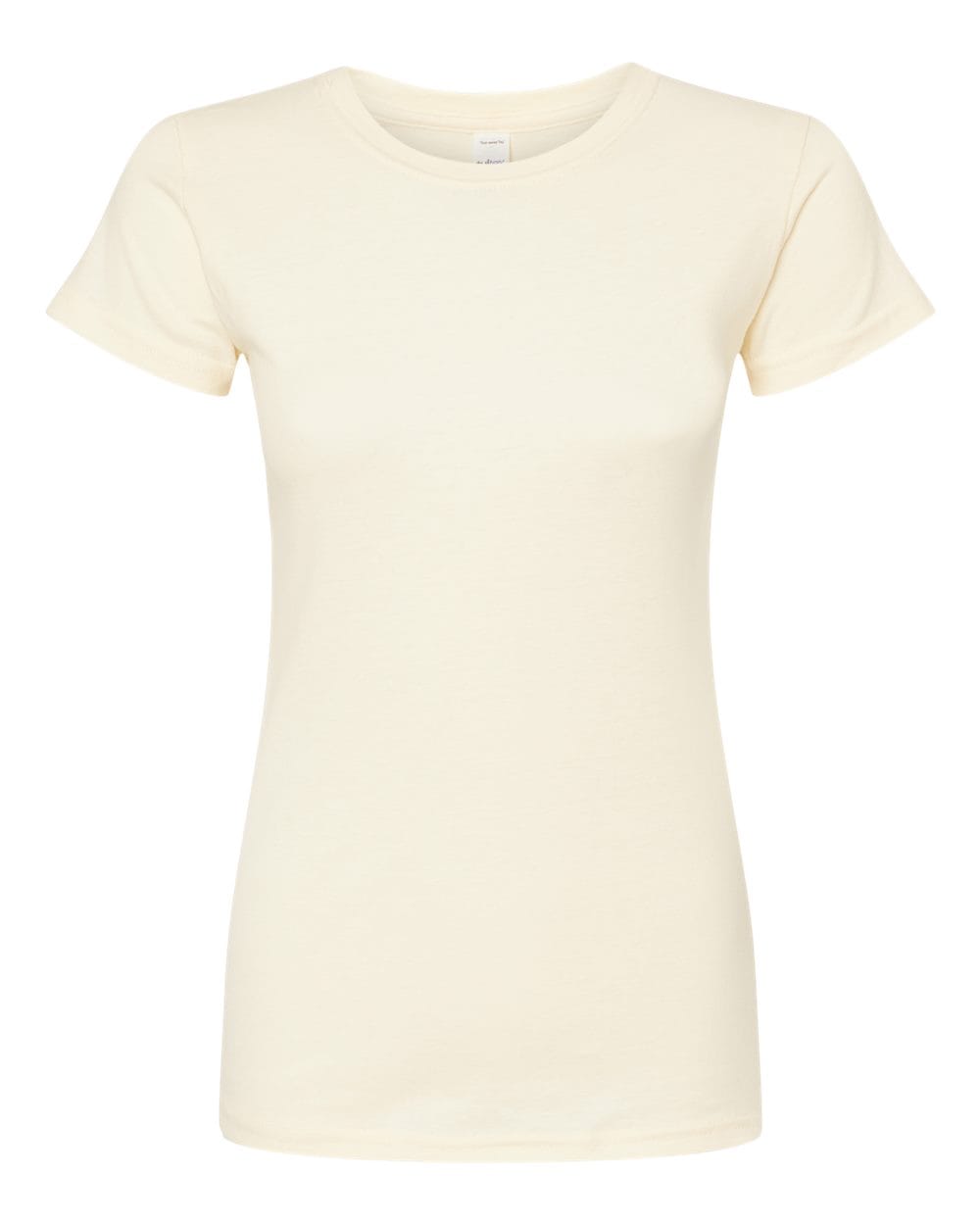Tultex 10682 XS / Natural Tultex 213 Women's Fine Jersey Slim Fit T-Shirt