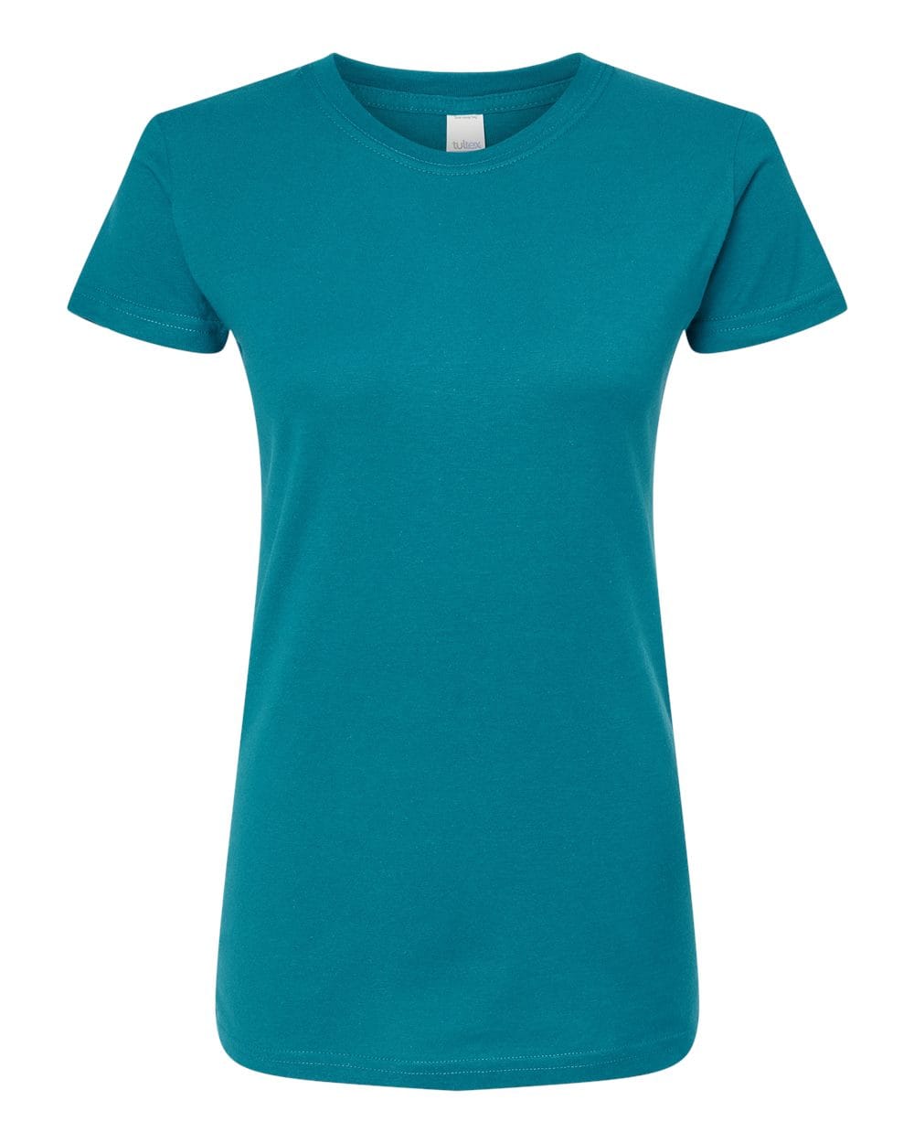 Tultex 10682 XS / Teal Tultex 213 Women's Fine Jersey Slim Fit T-Shirt
