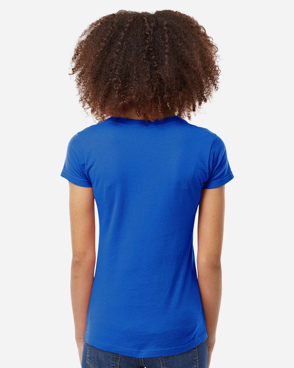 Tultex 10689 Tultex 214 Women's Fine Jersey V-Neck T-Shirt