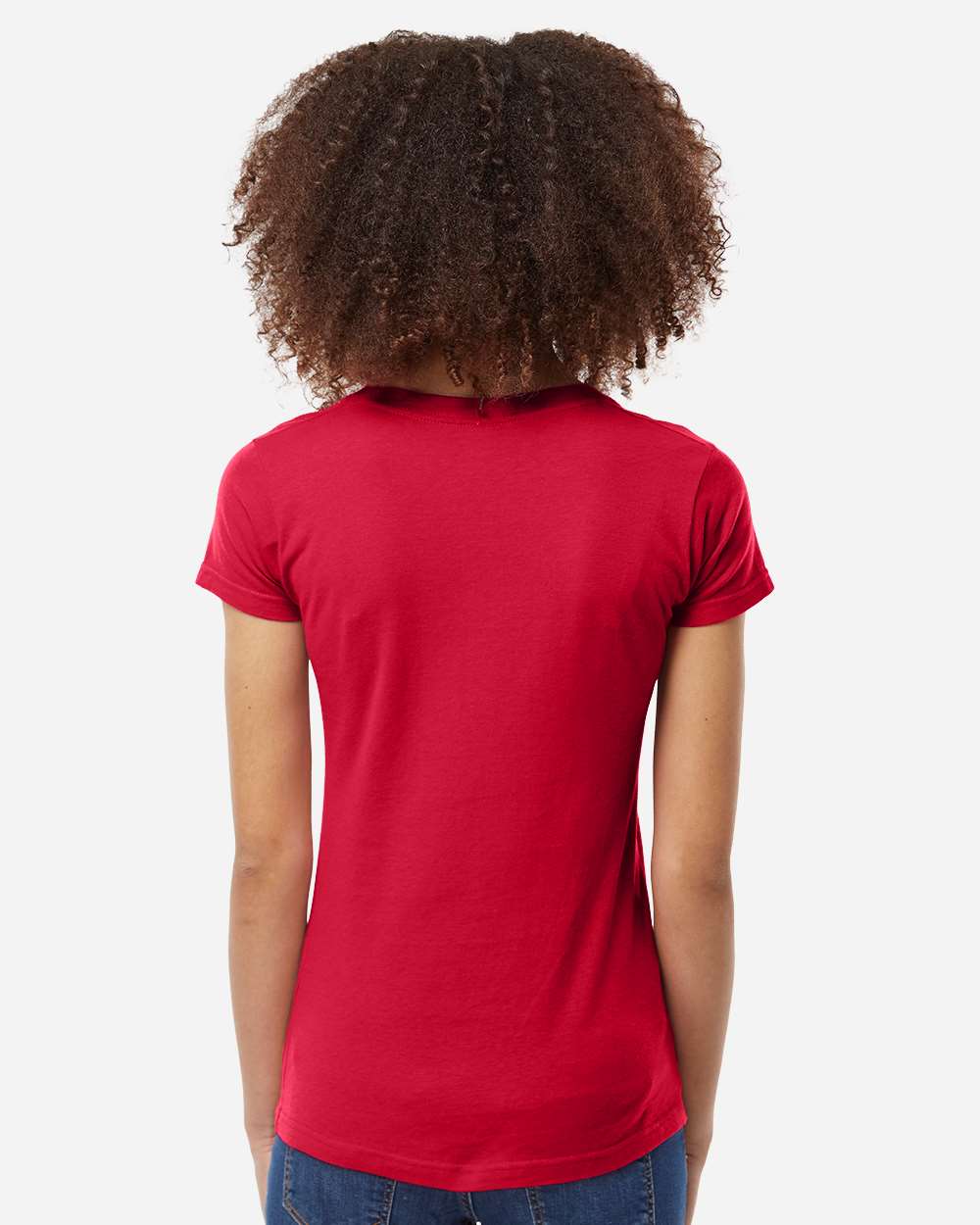 Tultex 10689 Tultex 214 Women's Fine Jersey V-Neck T-Shirt