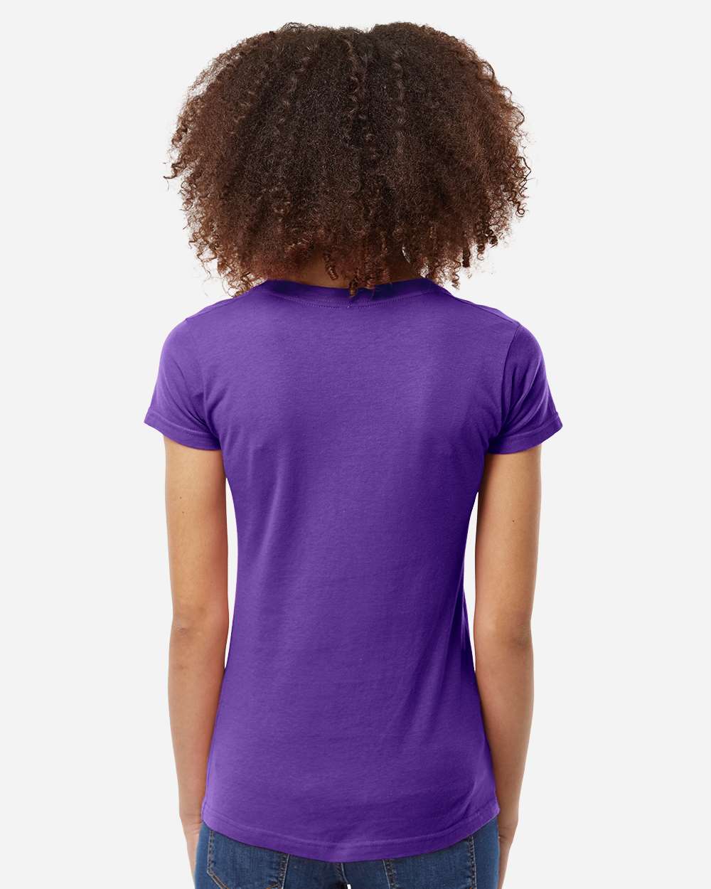 Tultex 10689 Tultex 214 Women's Fine Jersey V-Neck T-Shirt