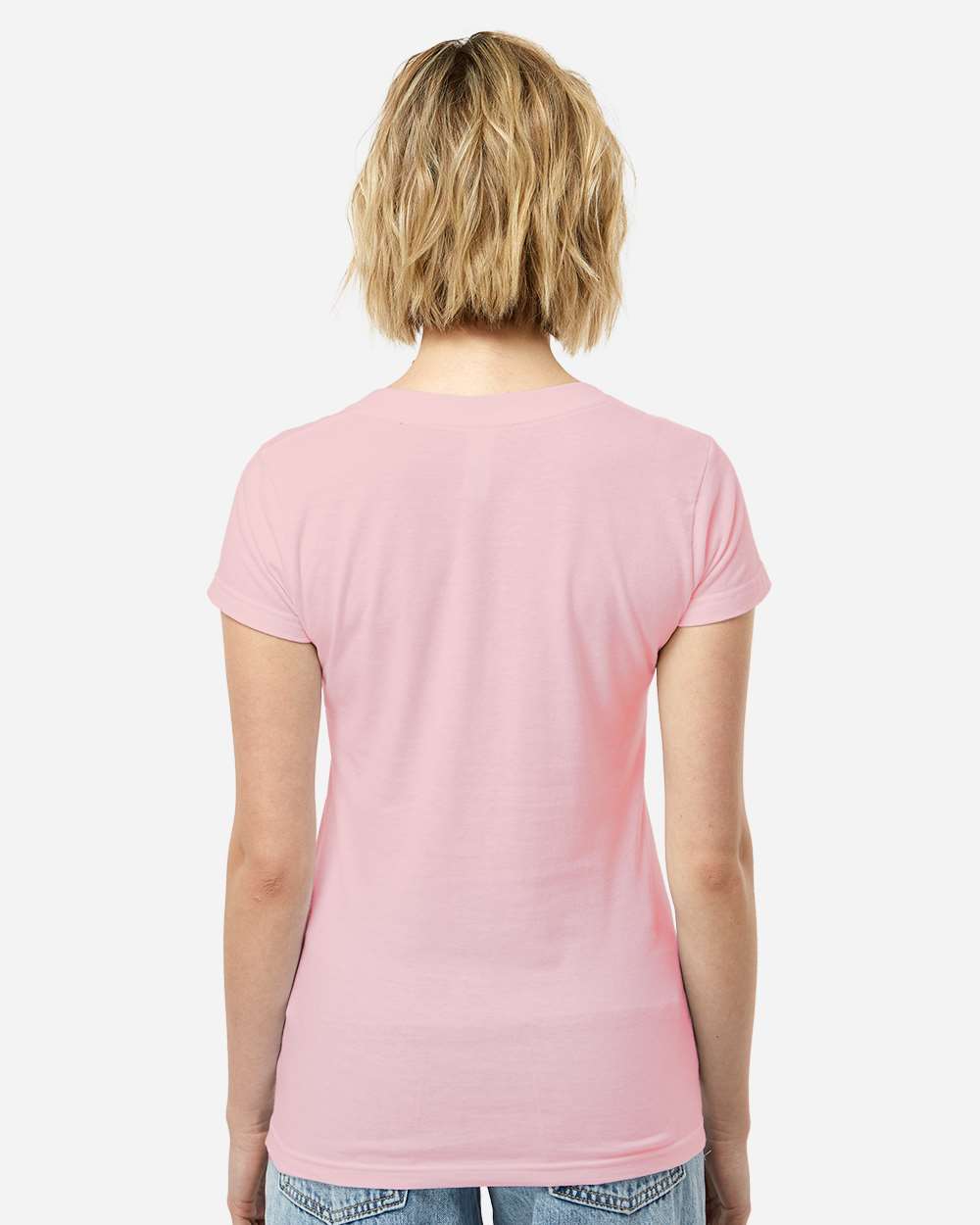 Tultex 10689 Tultex 214 Women's Fine Jersey V-Neck T-Shirt