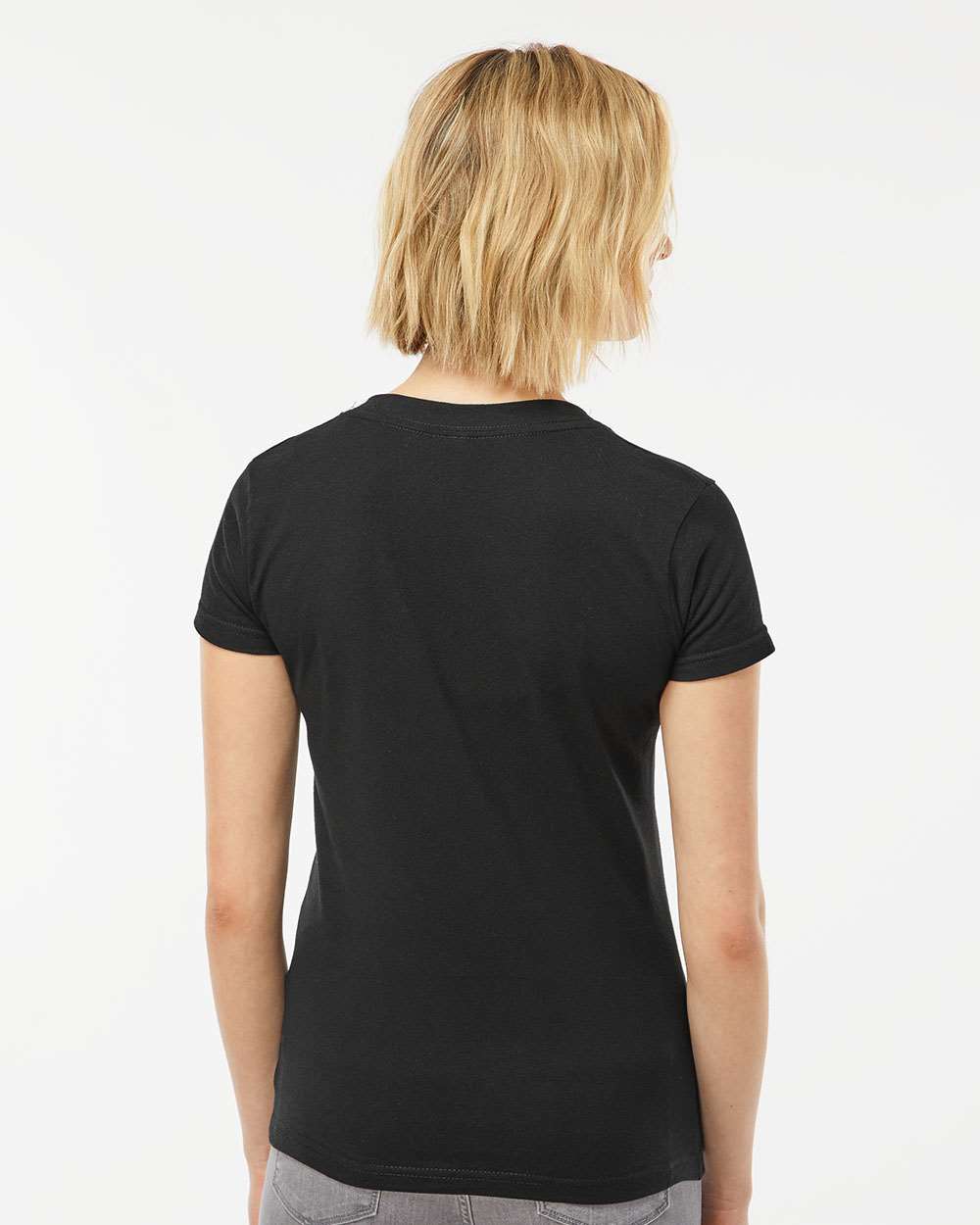 Tultex 10689 Tultex 214 Women's Fine Jersey V-Neck T-Shirt