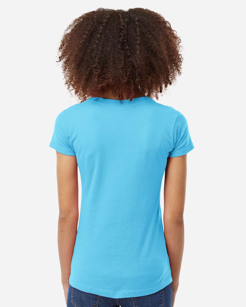 Tultex 10689 Tultex 214 Women's Fine Jersey V-Neck T-Shirt