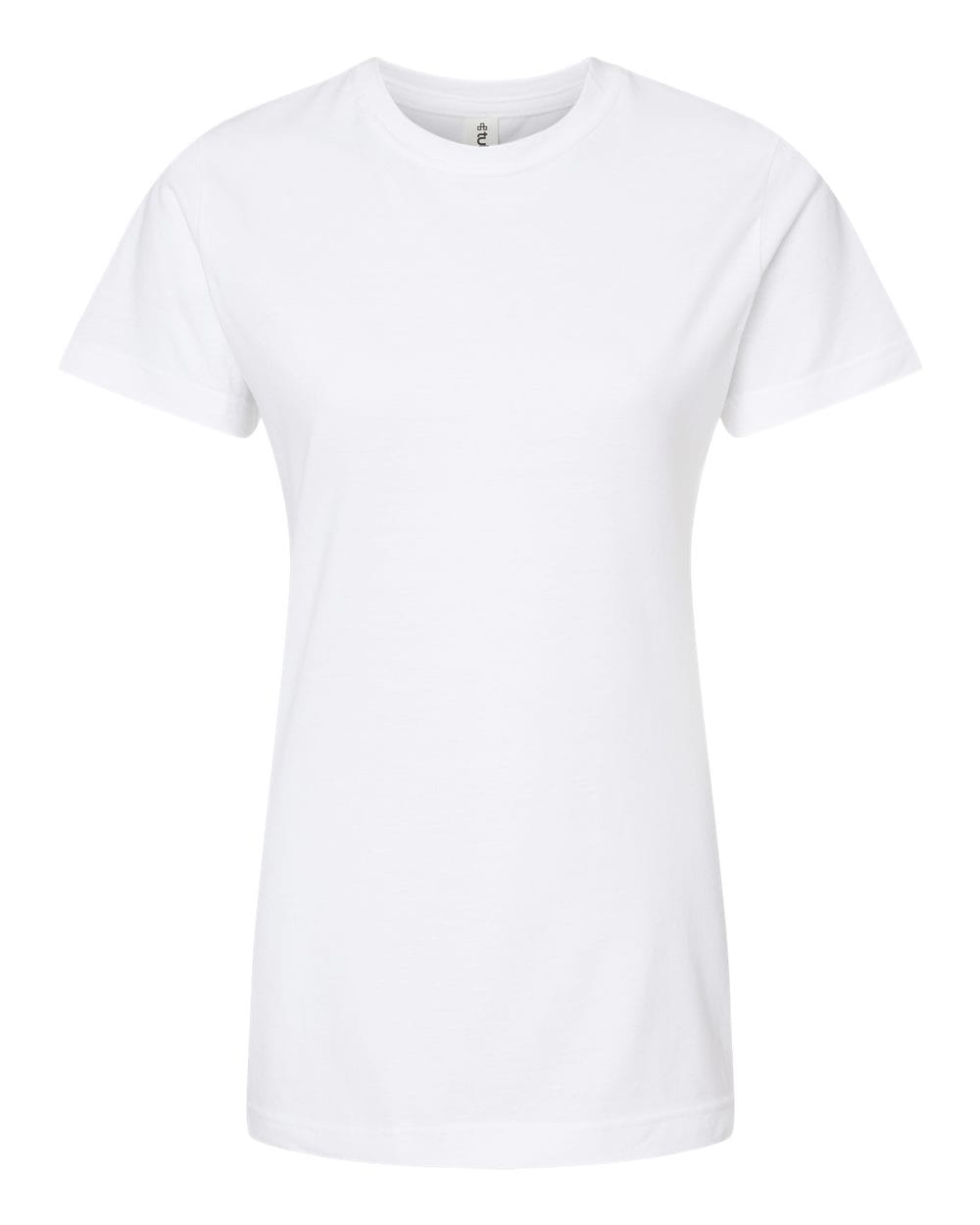 Tultex 10691 S / White Tultex 216 Women's Fine Jersey Classic Fit T-Shirt