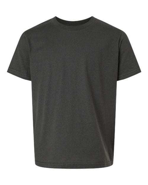 Tultex 10696 XS / Charcoal 235-Youth Fine Jersey T-Shirt