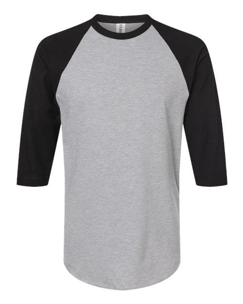 Tultex 10705 Tultext 245: Unisex Fine Jersey Raglan T-Shirt