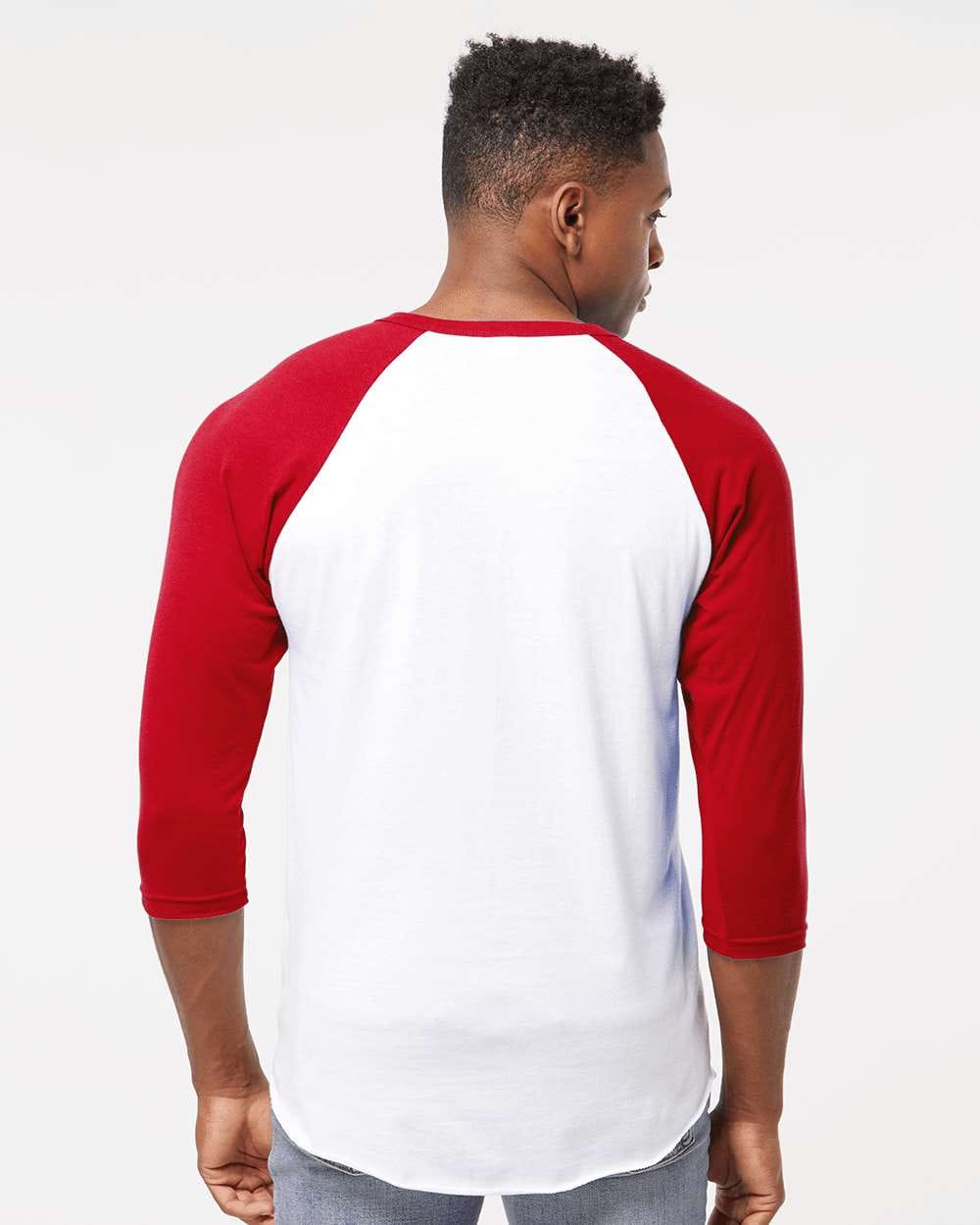 Tultex 10705 Tultext 245 Unisex Fine Jersey Raglan T-Shirt