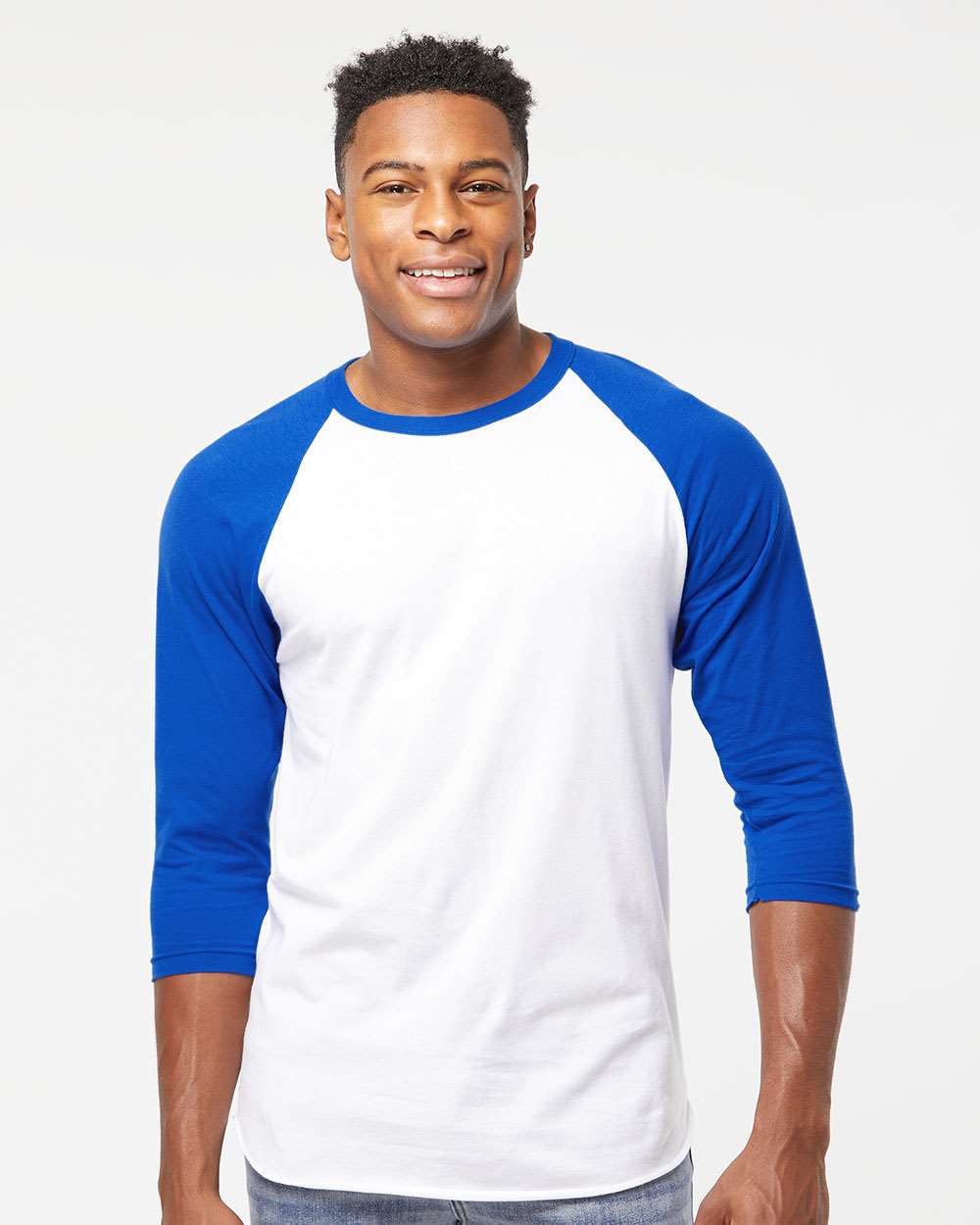 Tultex 10705 Tultext 245 Unisex Fine Jersey Raglan T-Shirt