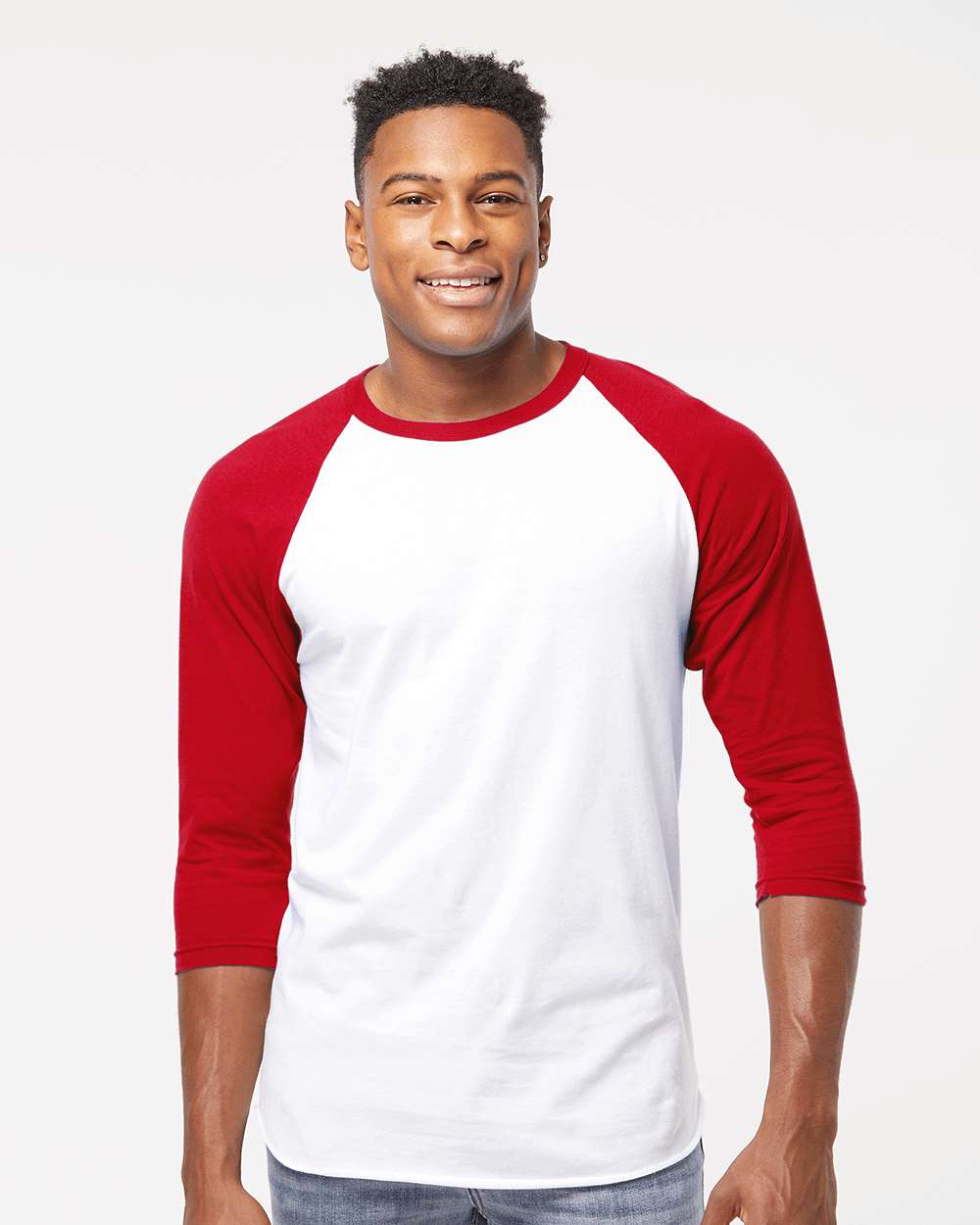 Tultex 10705 Tultext 245 Unisex Fine Jersey Raglan T-Shirt