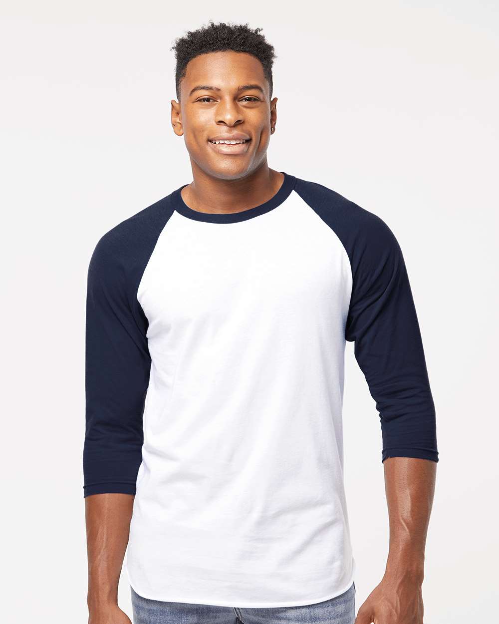 Tultex 10705 Tultext 245 Unisex Fine Jersey Raglan T-Shirt