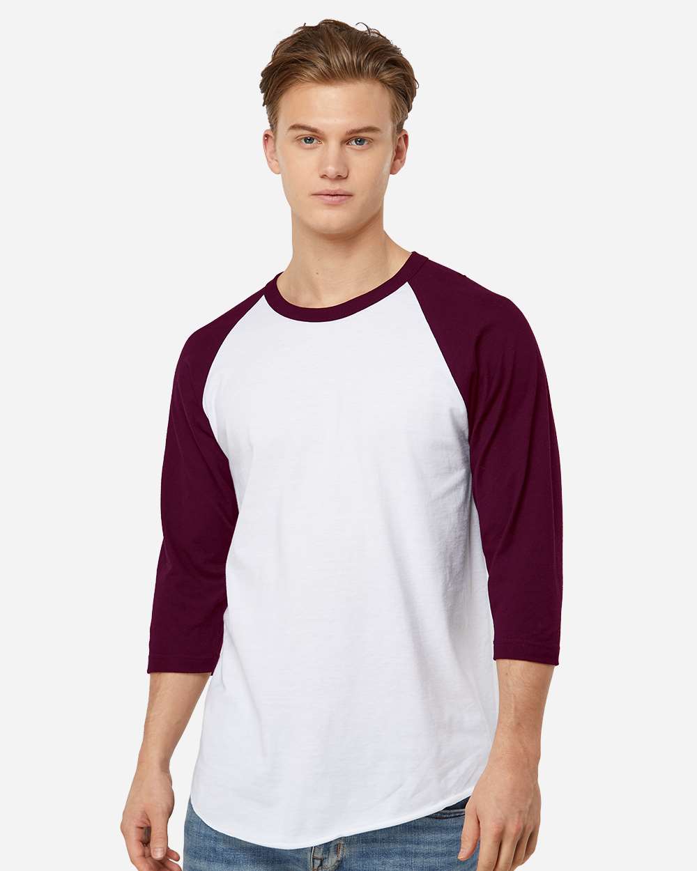 Tultex 10705 Tultext 245 Unisex Fine Jersey Raglan T-Shirt